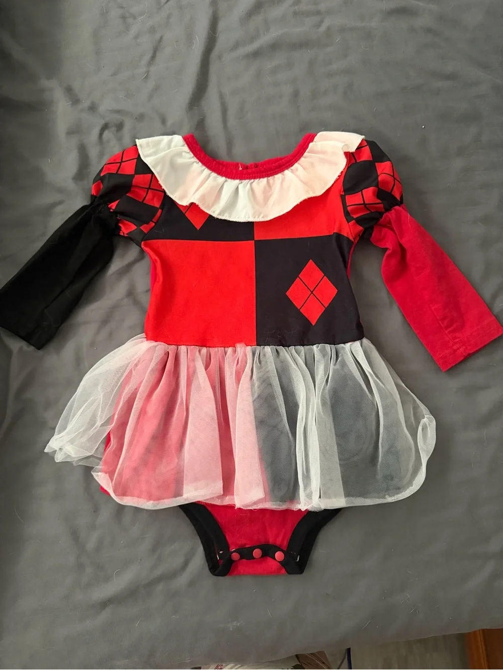 HINTINA Harley Quinn/Clown Halloween Costume Size 90/12-18 Months VGUC